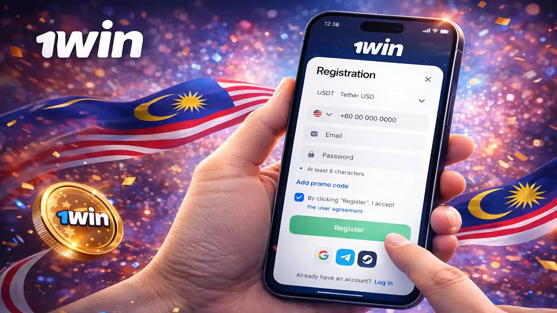 1win app registration
