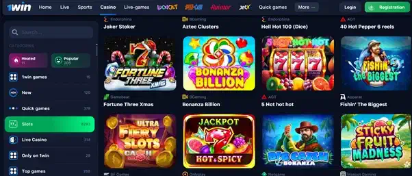 1win slots