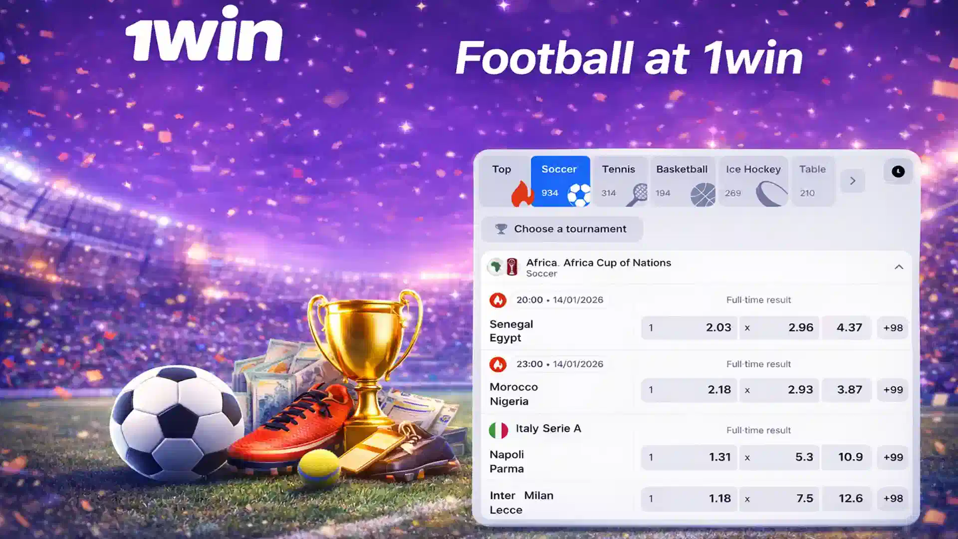 bet on 1win football