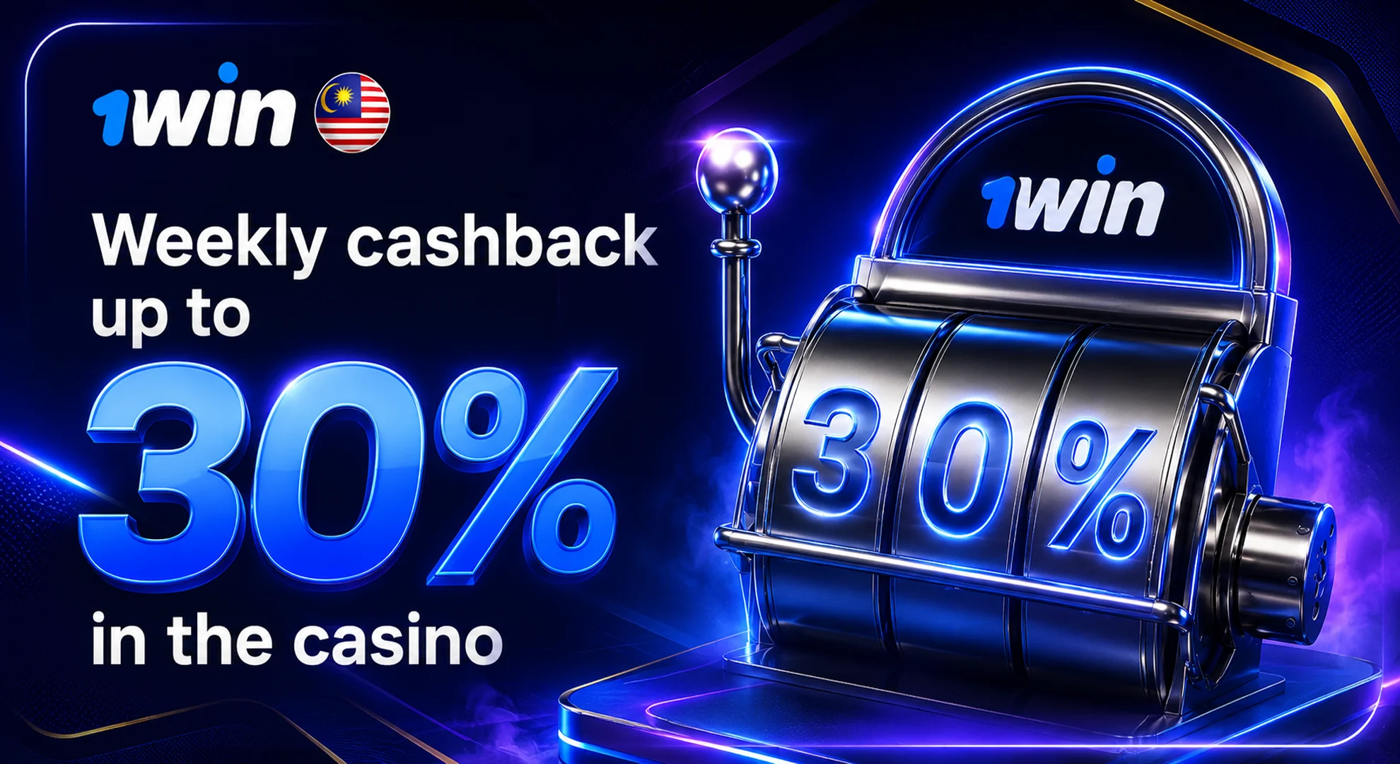 get your cashback at 1win casino