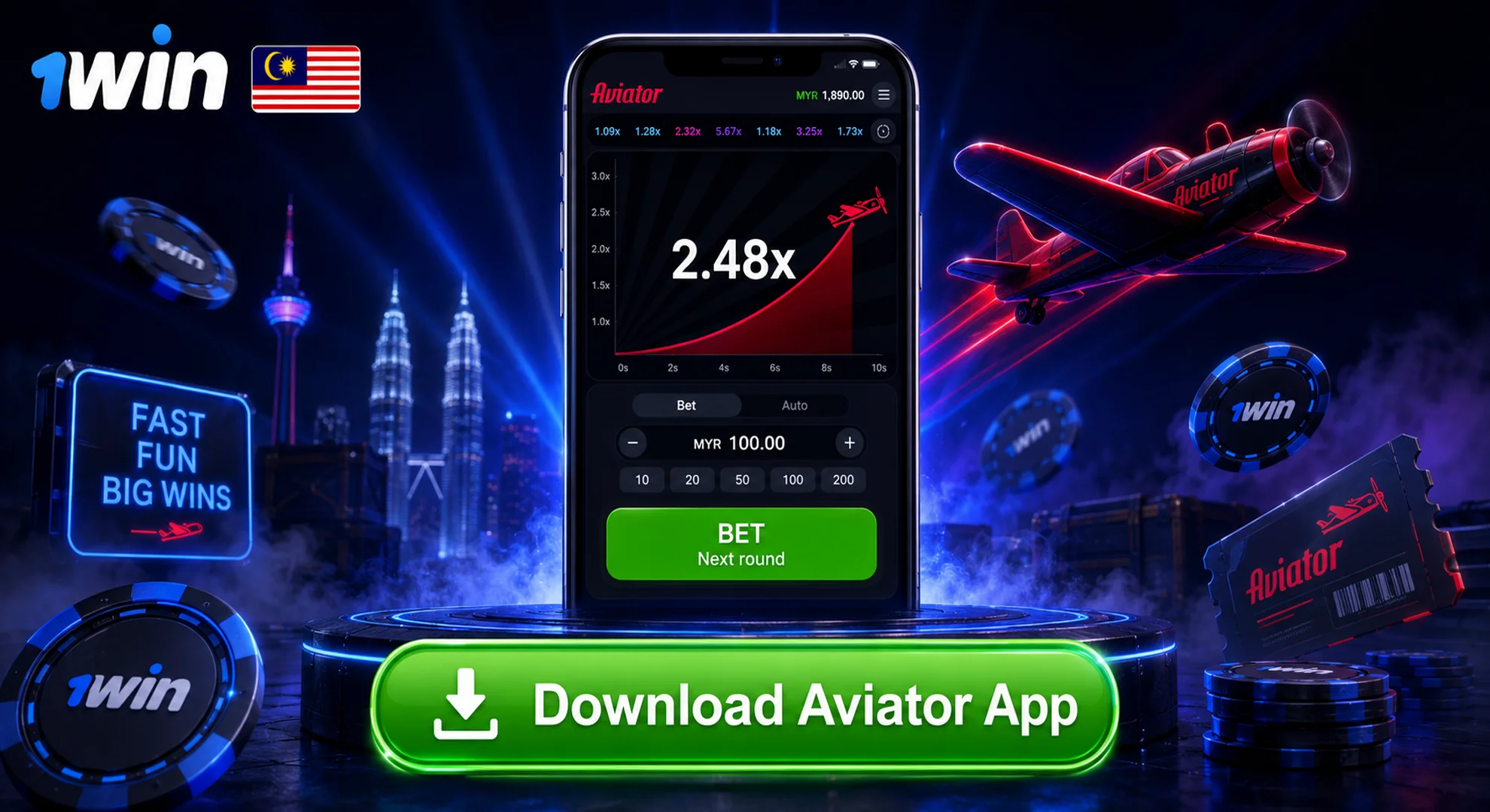 download 1win aviator app