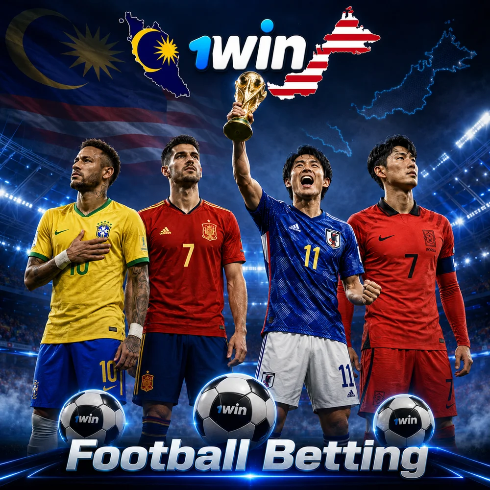 bet on football at 1win betting site