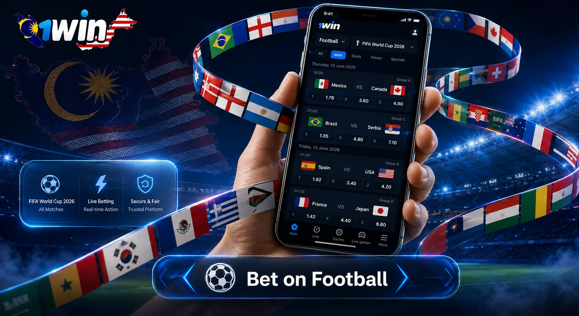 how to bet on football