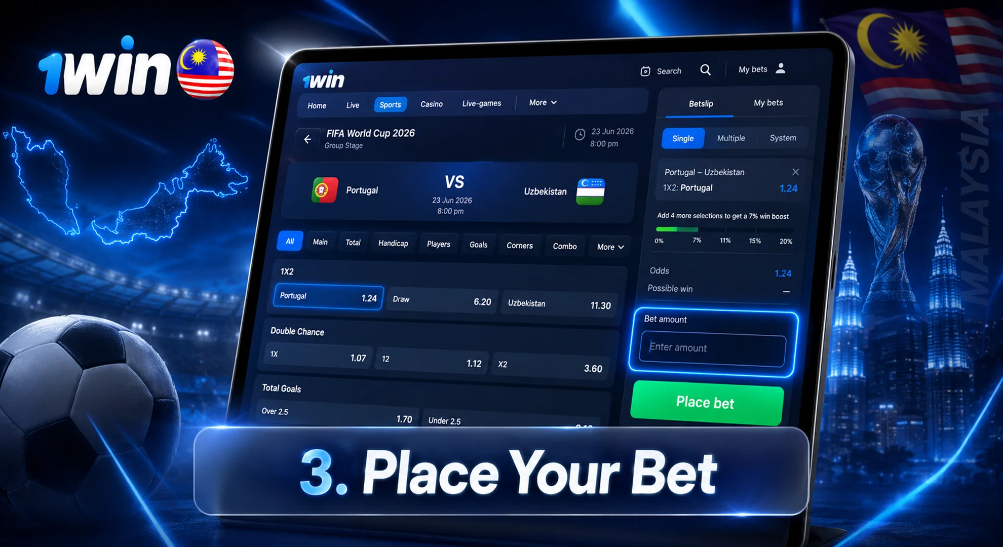 place your bet