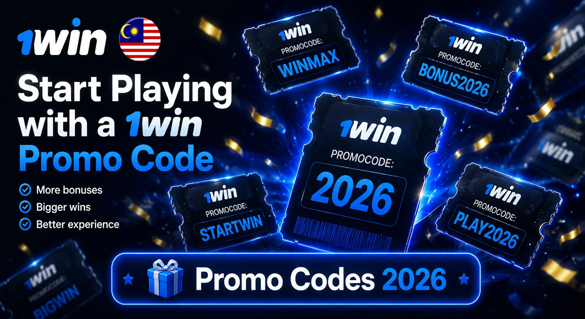 start play with 1win promo codes 2026