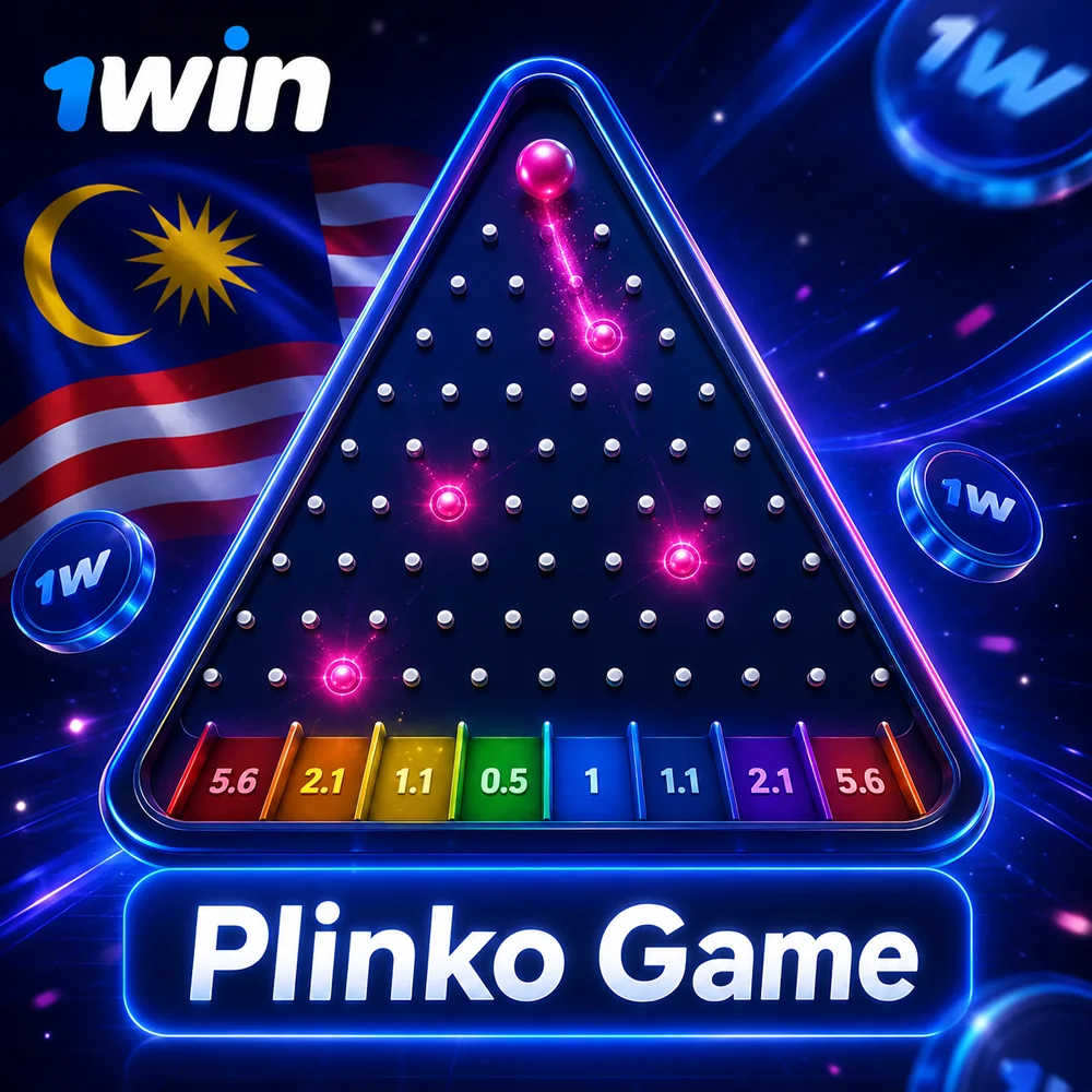 play 1win plinko game