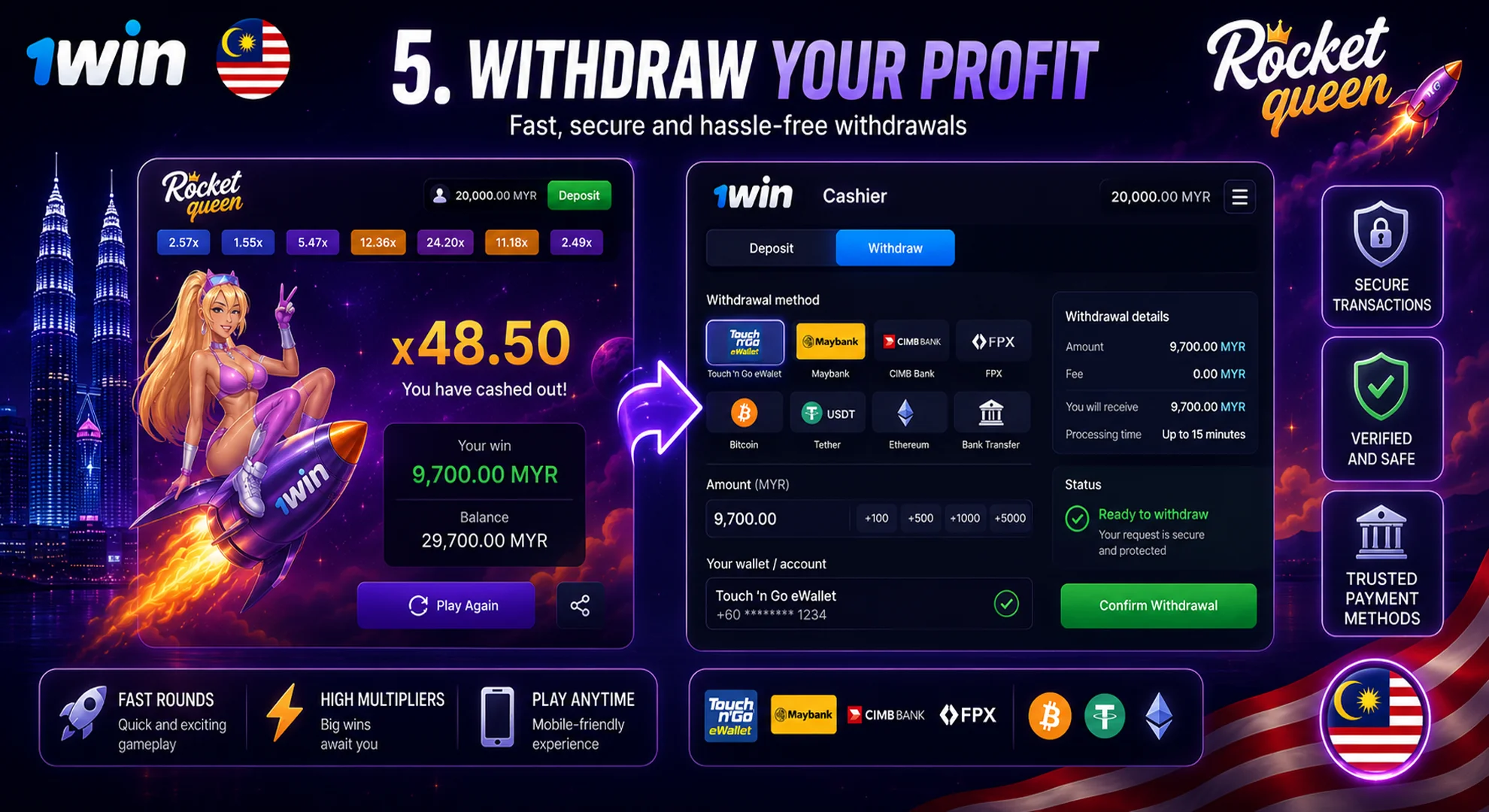 withdraw your profit