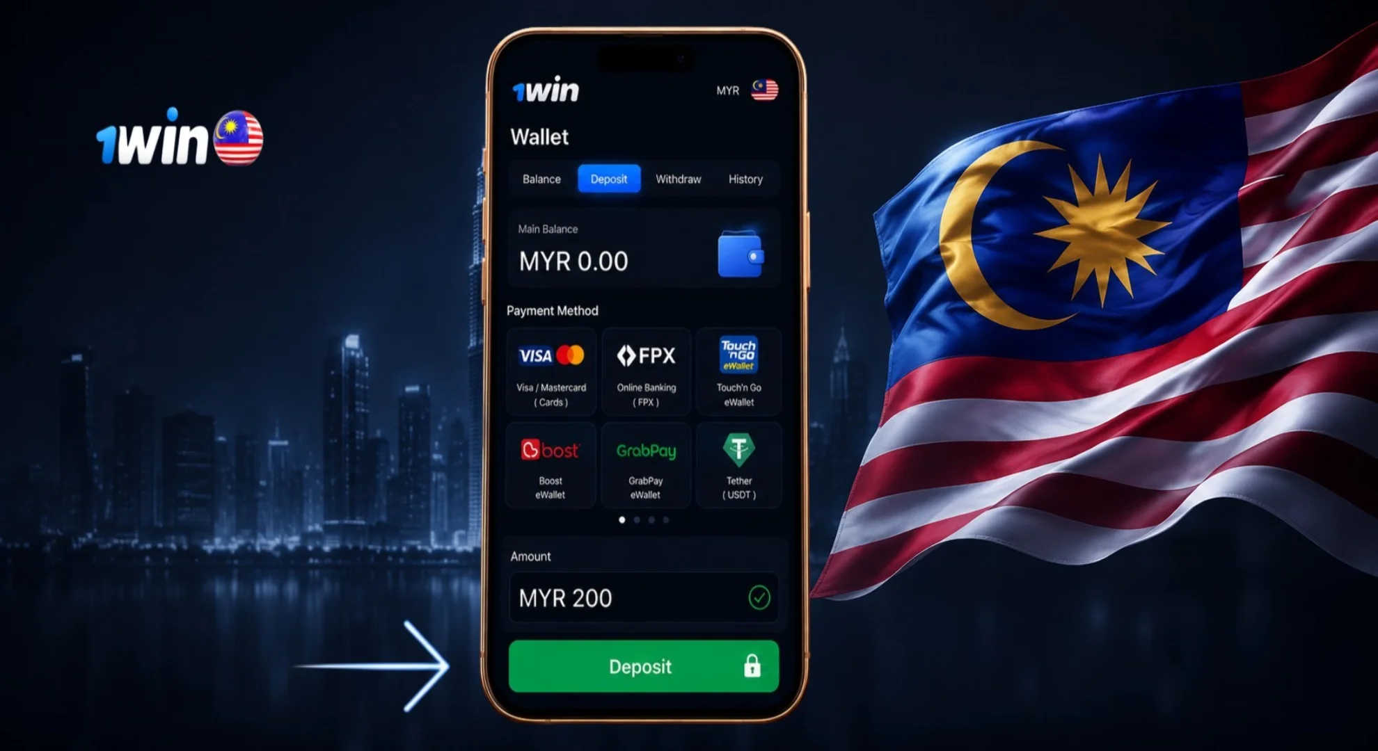 deposit to start playing casino games
