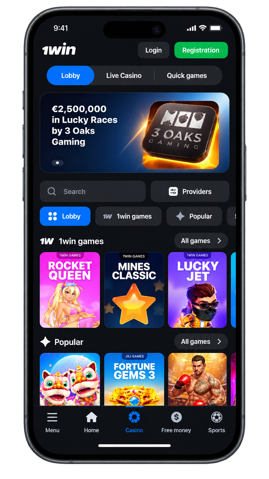 1win application